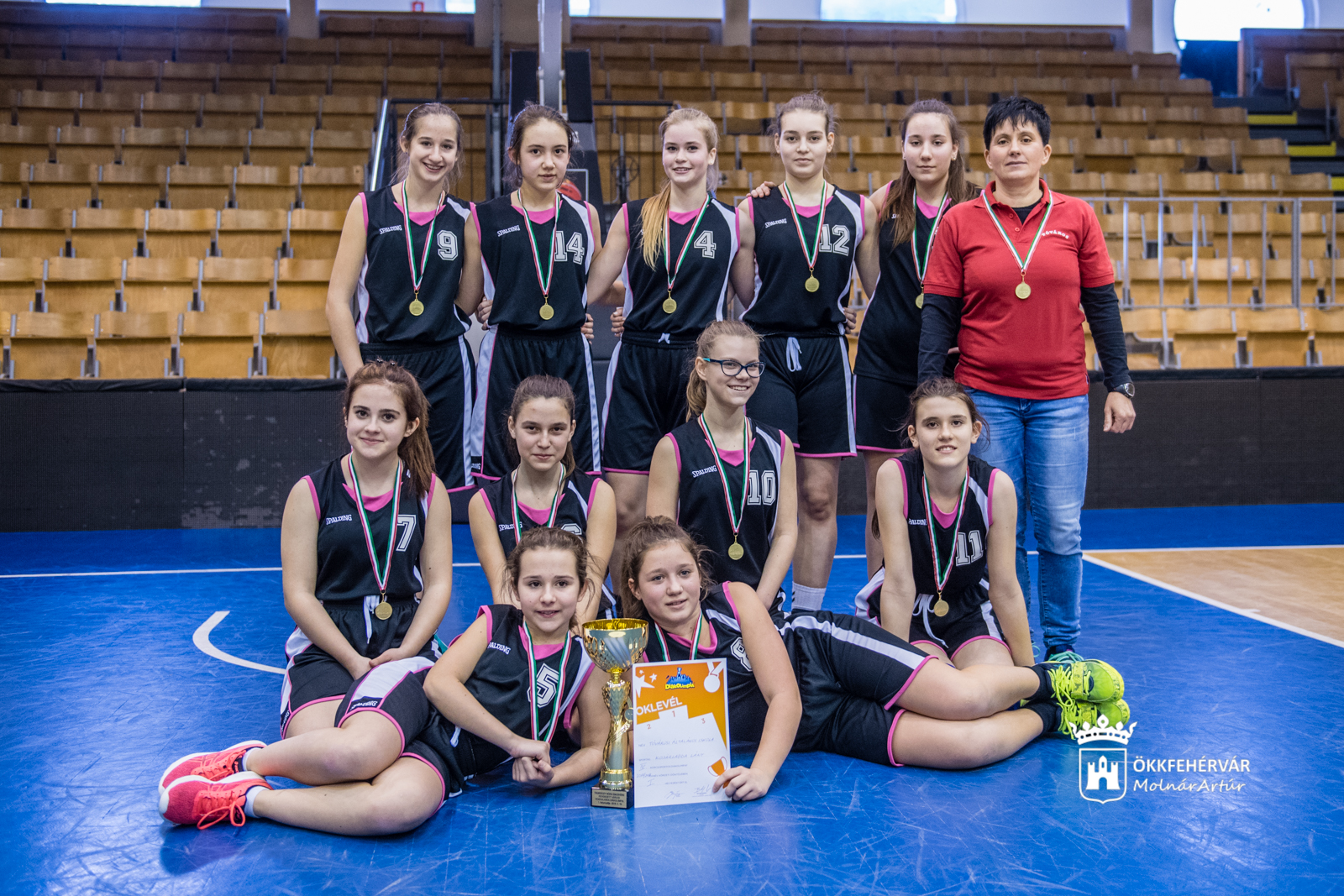A fehérvári lány kosárlabda diákolimpia 7-8. osztályos döntője