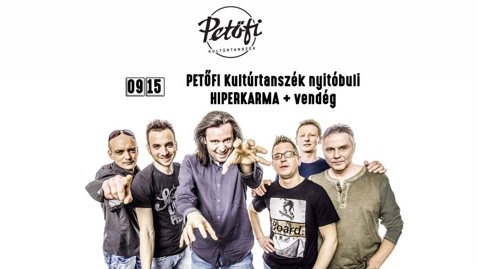 Hiperkarma koncerttel nyílik meg a Petőfi Kultúrtanszék szeptember 15-én