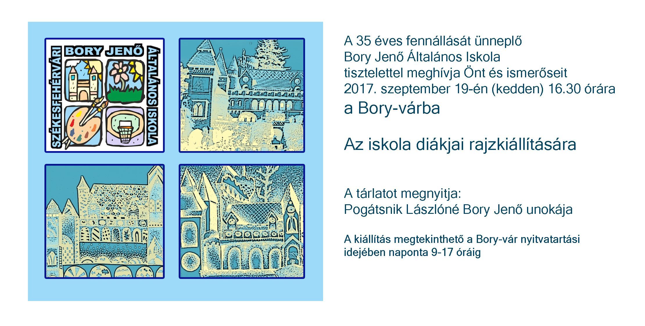 Gyermekrajzokból nyílik kiállítás jövő kedden a Bory-várban