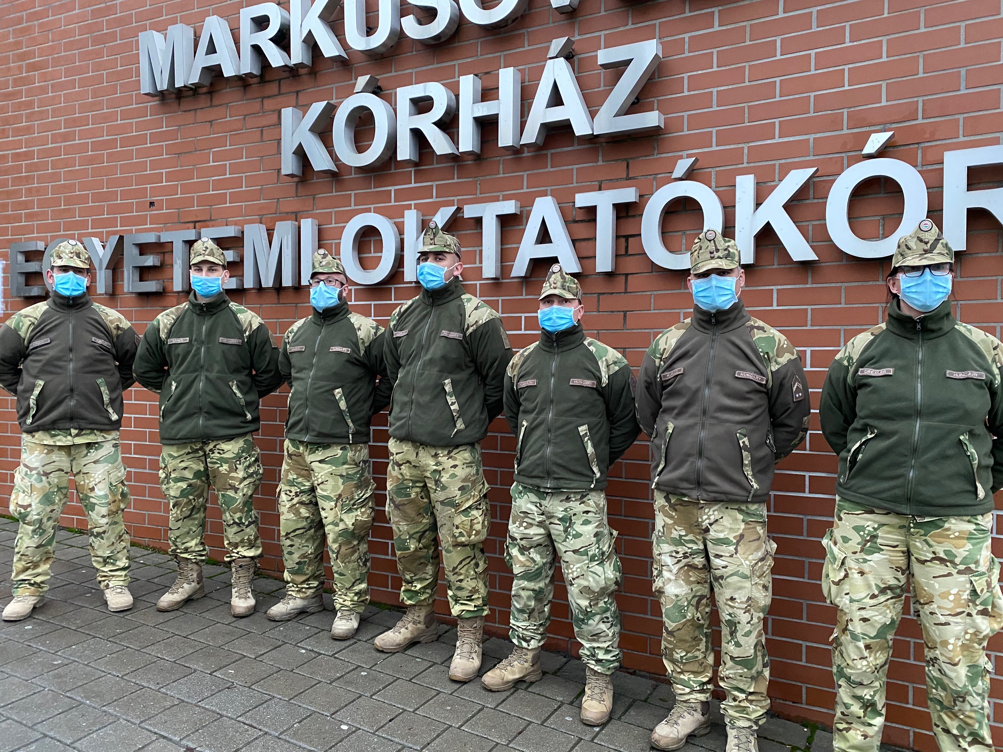 A szombathelyi kórházban is segítenek a fehérvári katonák