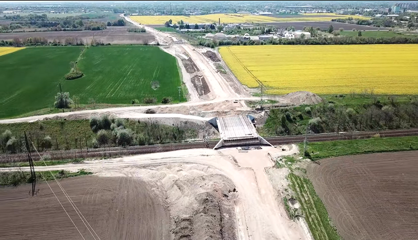 Jól halad a déli összekötő építése - drónfelvétel mutatja be a fejlesztést