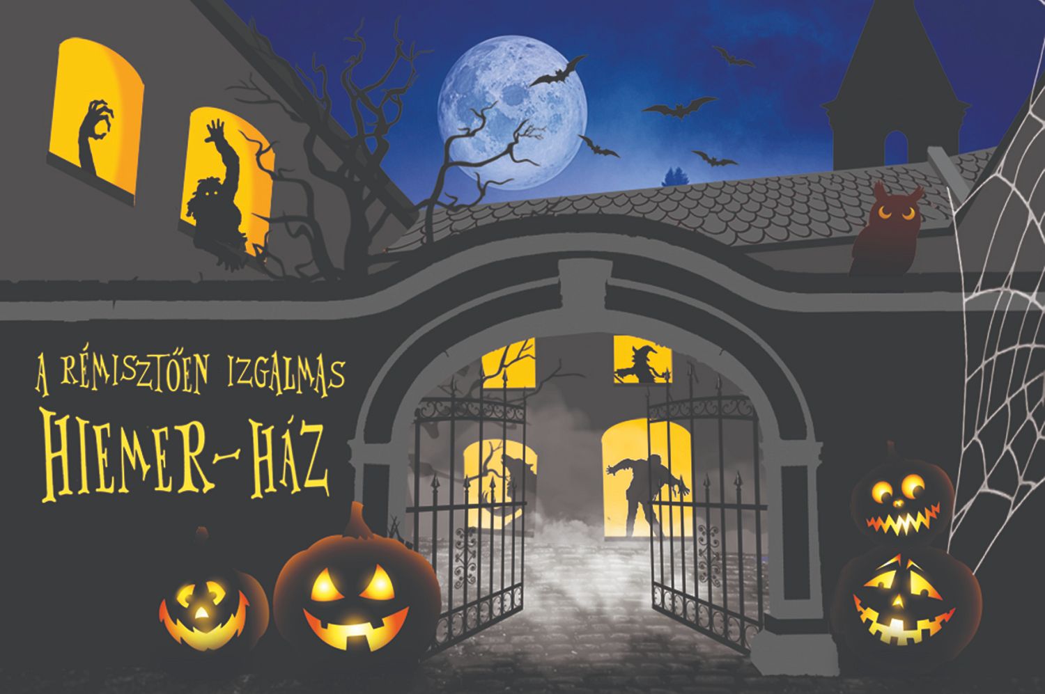 Kölyök Halloween és Kísértet séta is lesz a rémisztően izgalmas Hiemer-házban