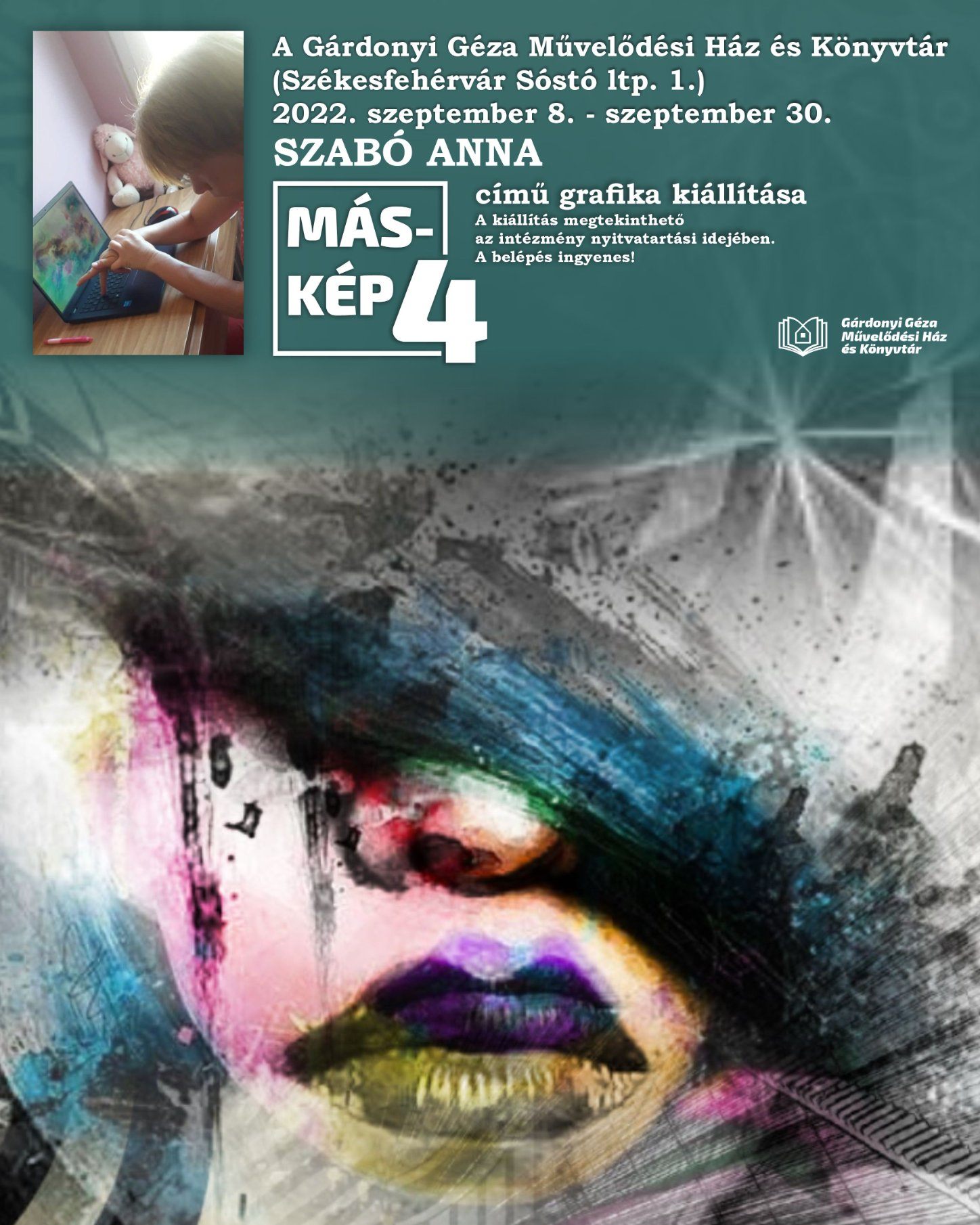 MÁS-KÉP 4. - Szabó Anna grafika kiállítása a Gárdonyiban