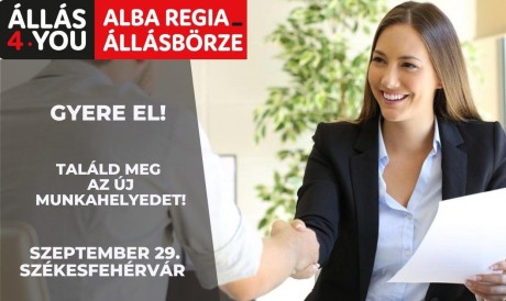 Több mint 400 állásajánlat – pénteken rendezik az Alba Regia Állásbörzét