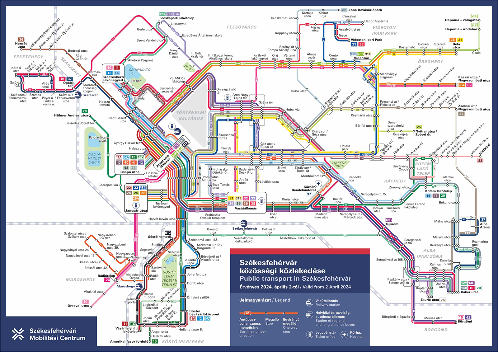 Vonalhálózati térkép