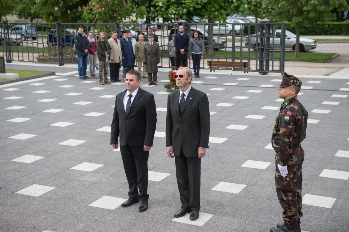 Koszorúzások az Európa Napon