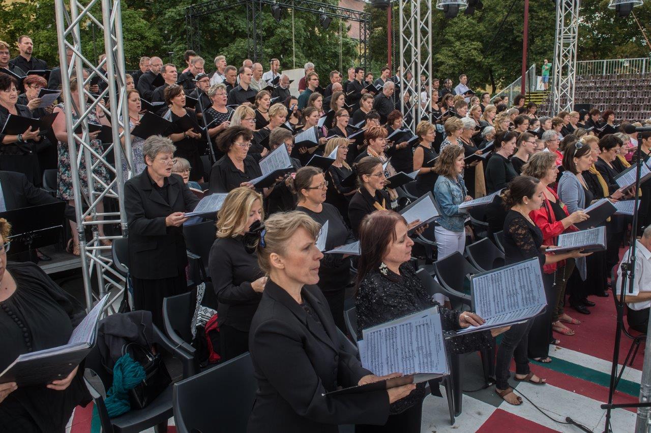 A Musica Sacra főpróbája a Nemzeti Emlékhelyen