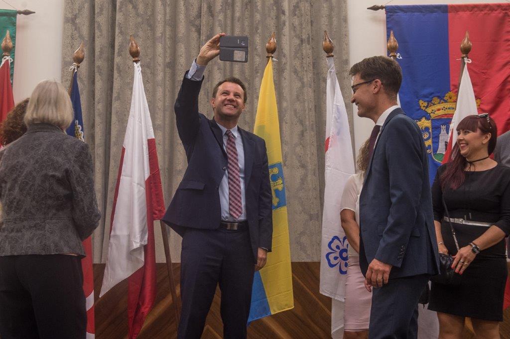 Testvérvárosok találkozója a Városházán