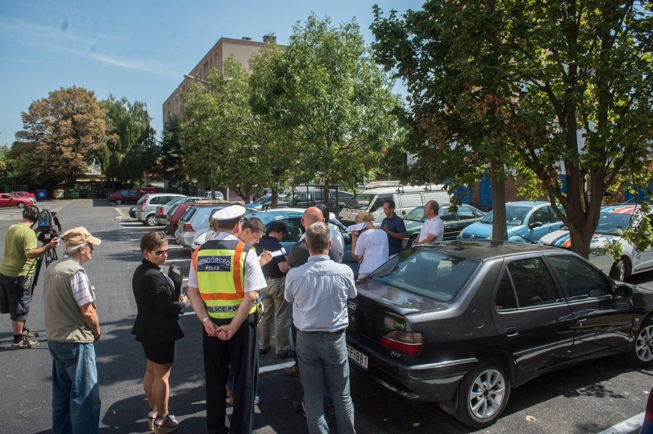 Elkészült a Királykút lakónegyed belső parkolója