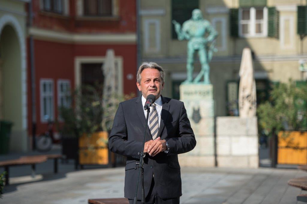 Varkocs György várkapitányra emlékeztek a Belvárosban