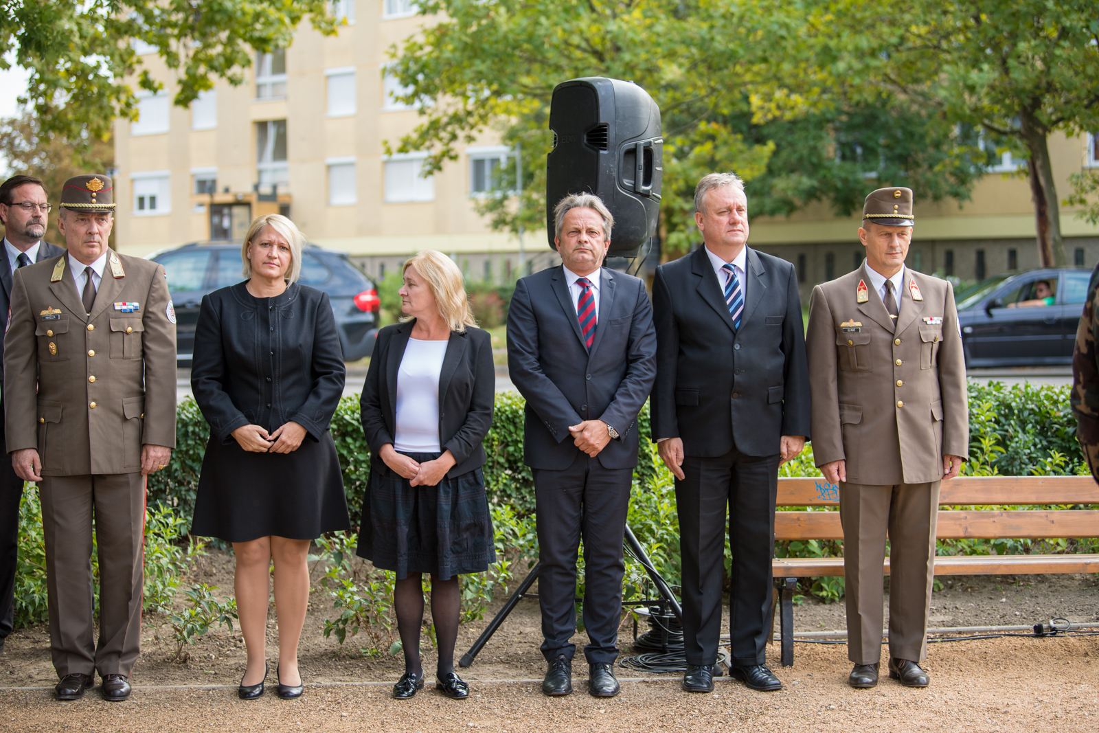 A Szent István Gyalogezred hőseire emlékeztek a Gyergyó emlékparkban