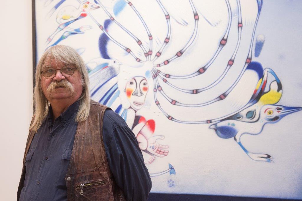 A Kossuth-díjas Földi Péter kiállításának megnyitója