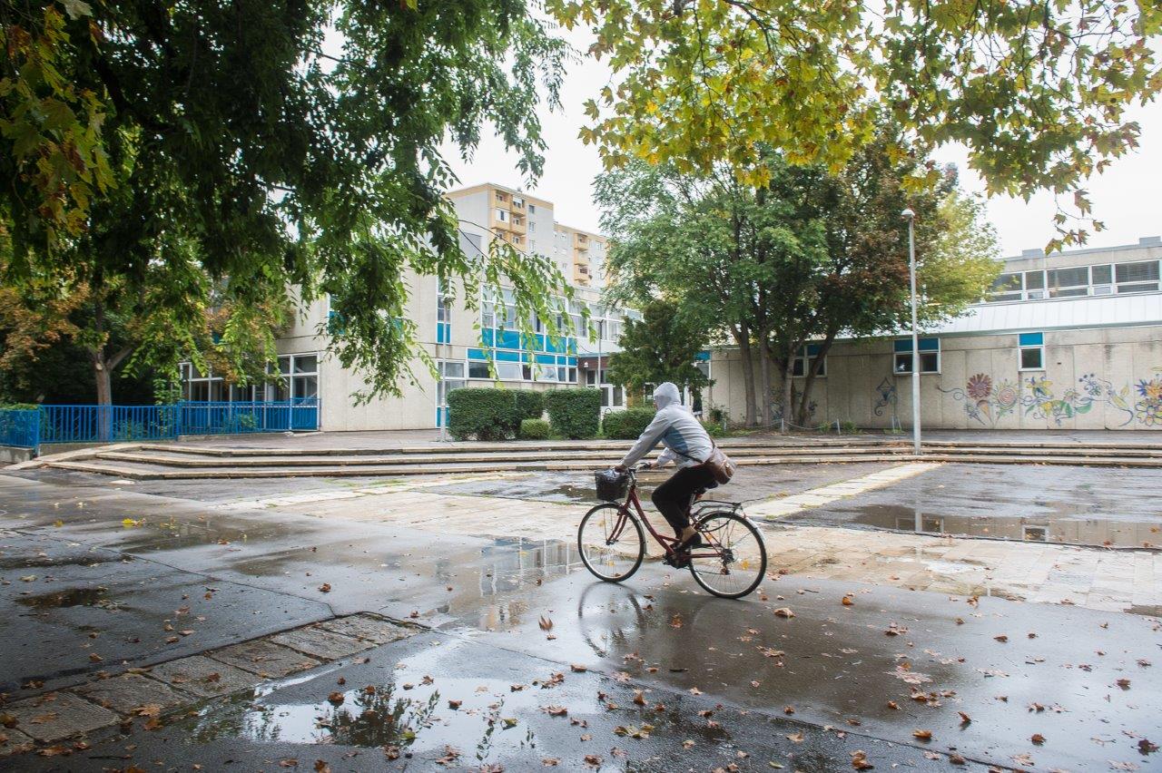 Munkaterület átadás - tovább folytatódik a Salétrom utcai sétány építése
