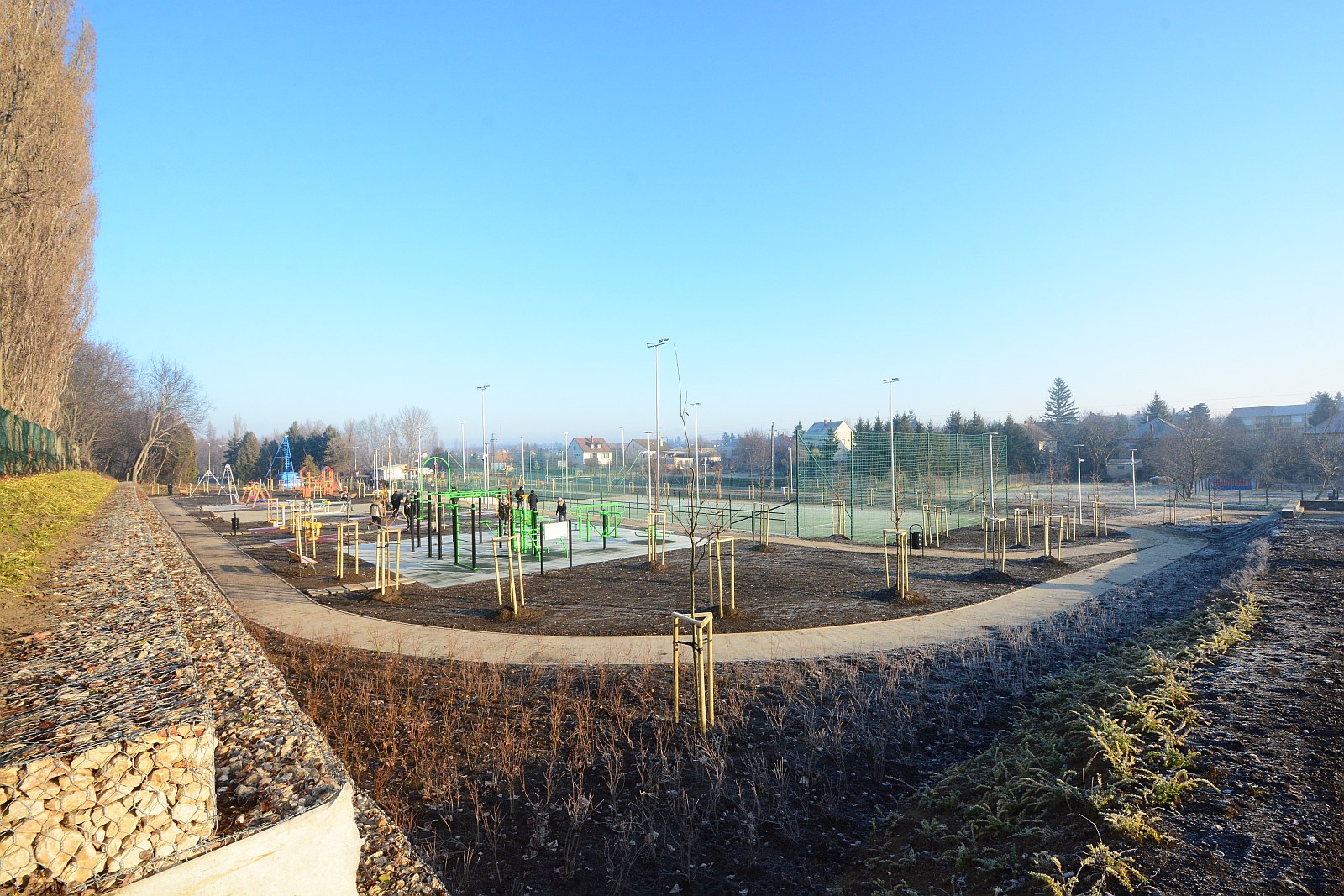 Műszaki átadás volt pénteken a Túrózsáki úti szabadidőparkban