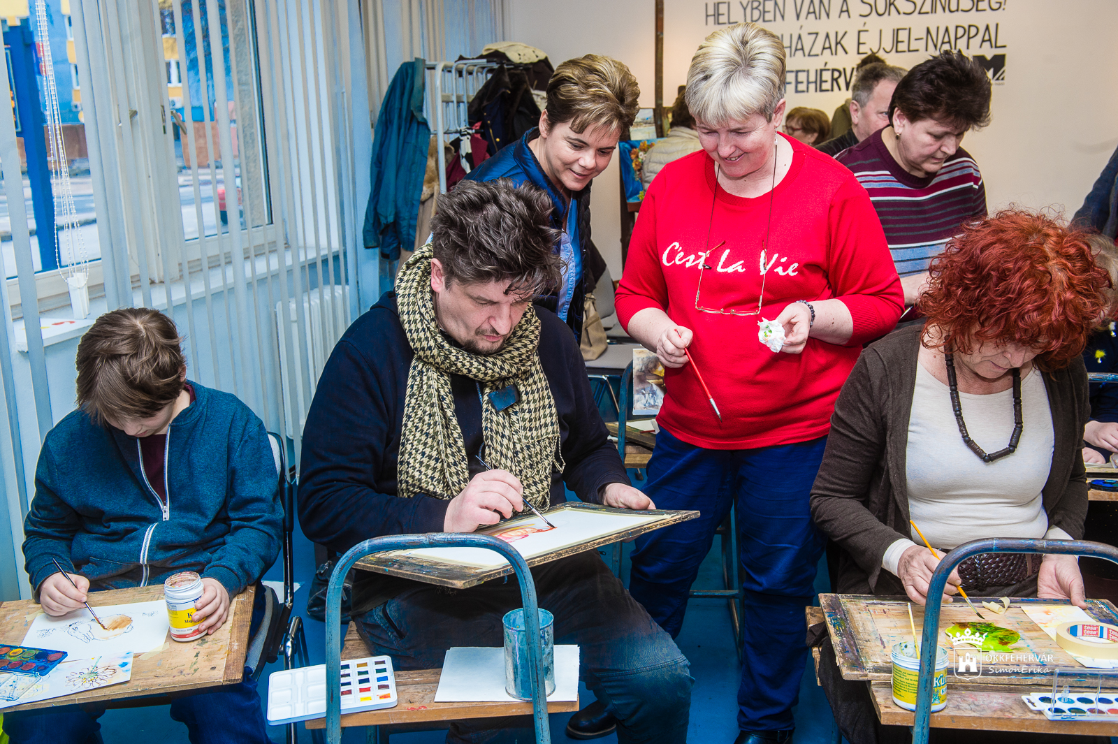 Akvarell festés és játékkészítés Novák Péterrel