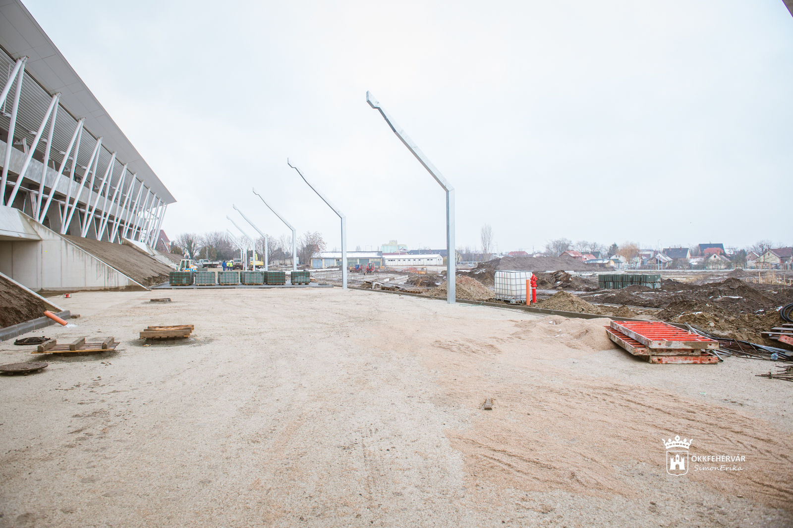 Ütemterv szerint haladnak az építkezéssel a Sóstón