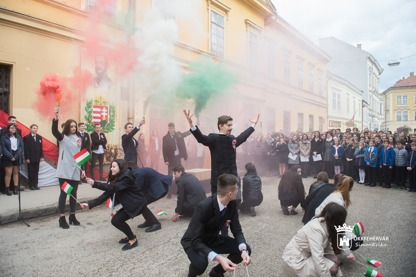 Így ünnepelték városszerte Március 15-ét a fehérvári fiatalok