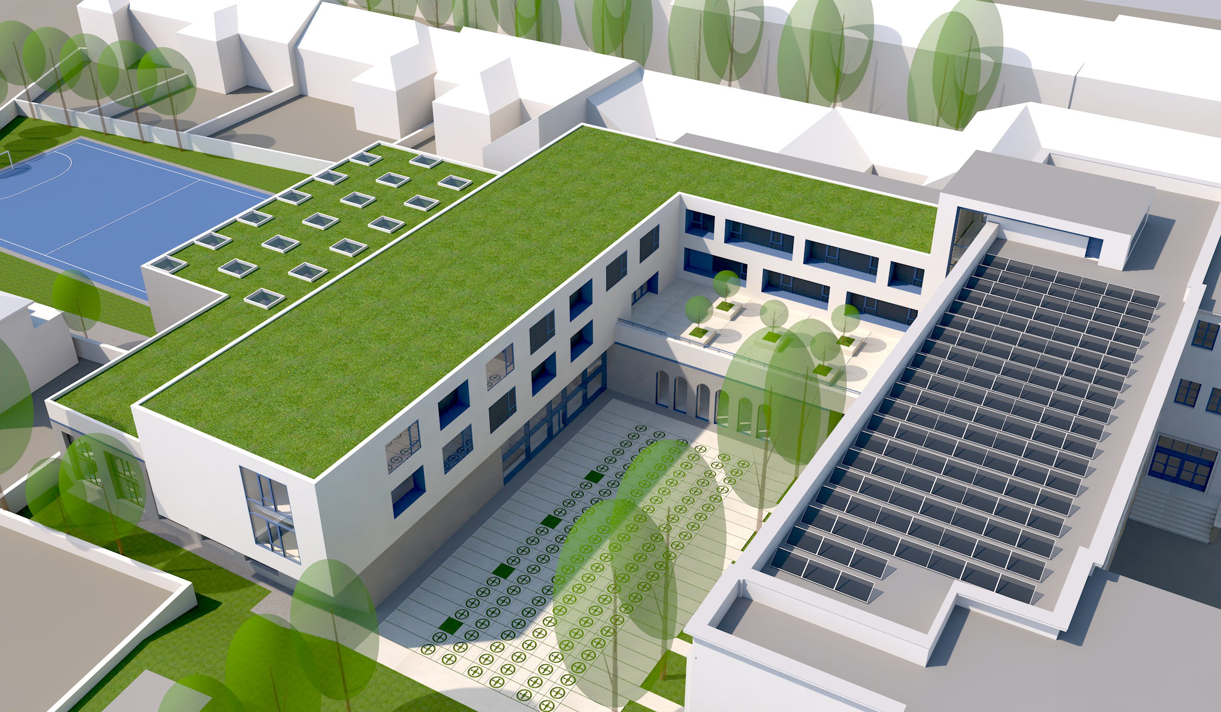 Alapkőletétel a Ciszterci Szent István Gimnáziumban