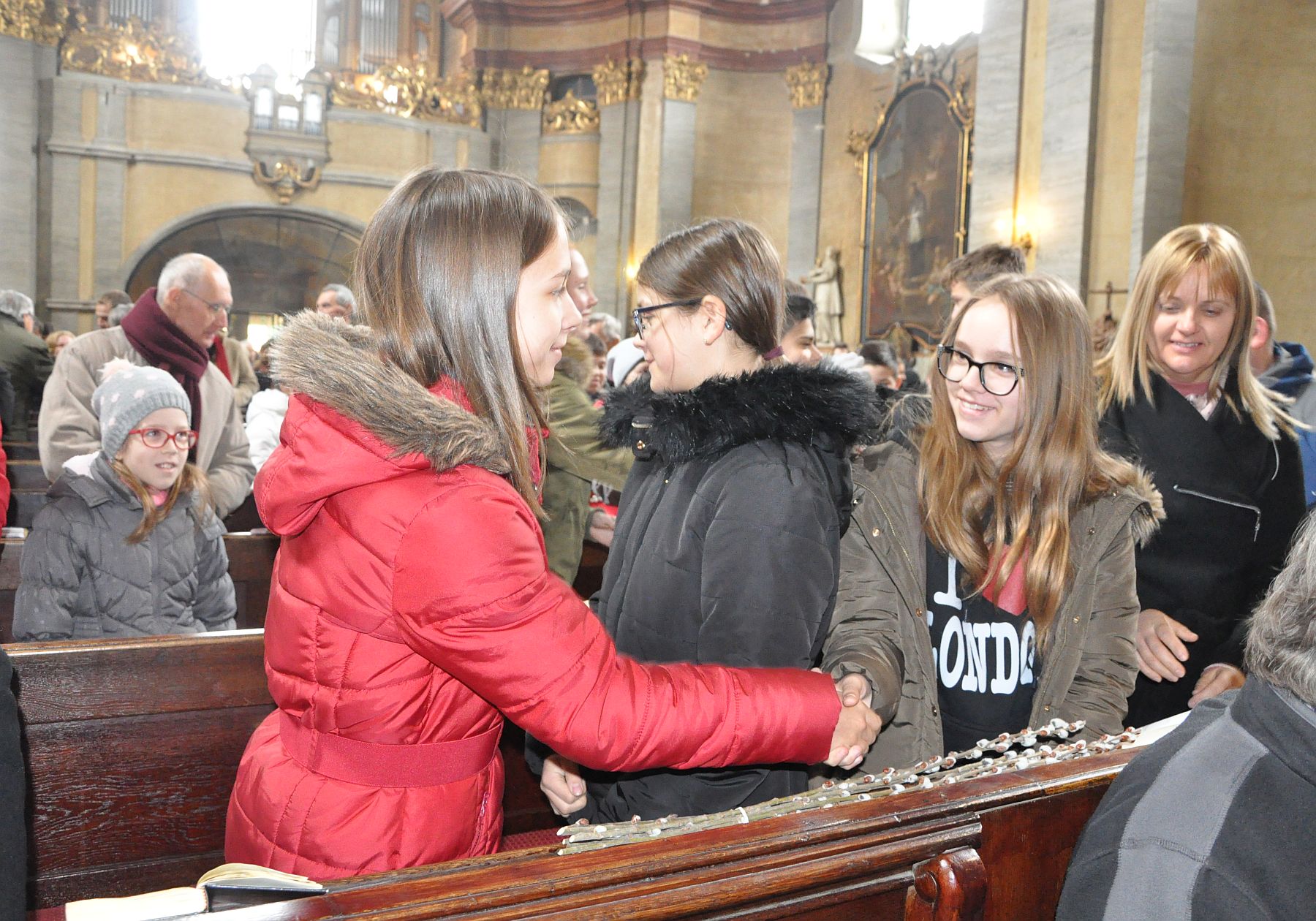 Virágvasárnapi mise a Bazilikában