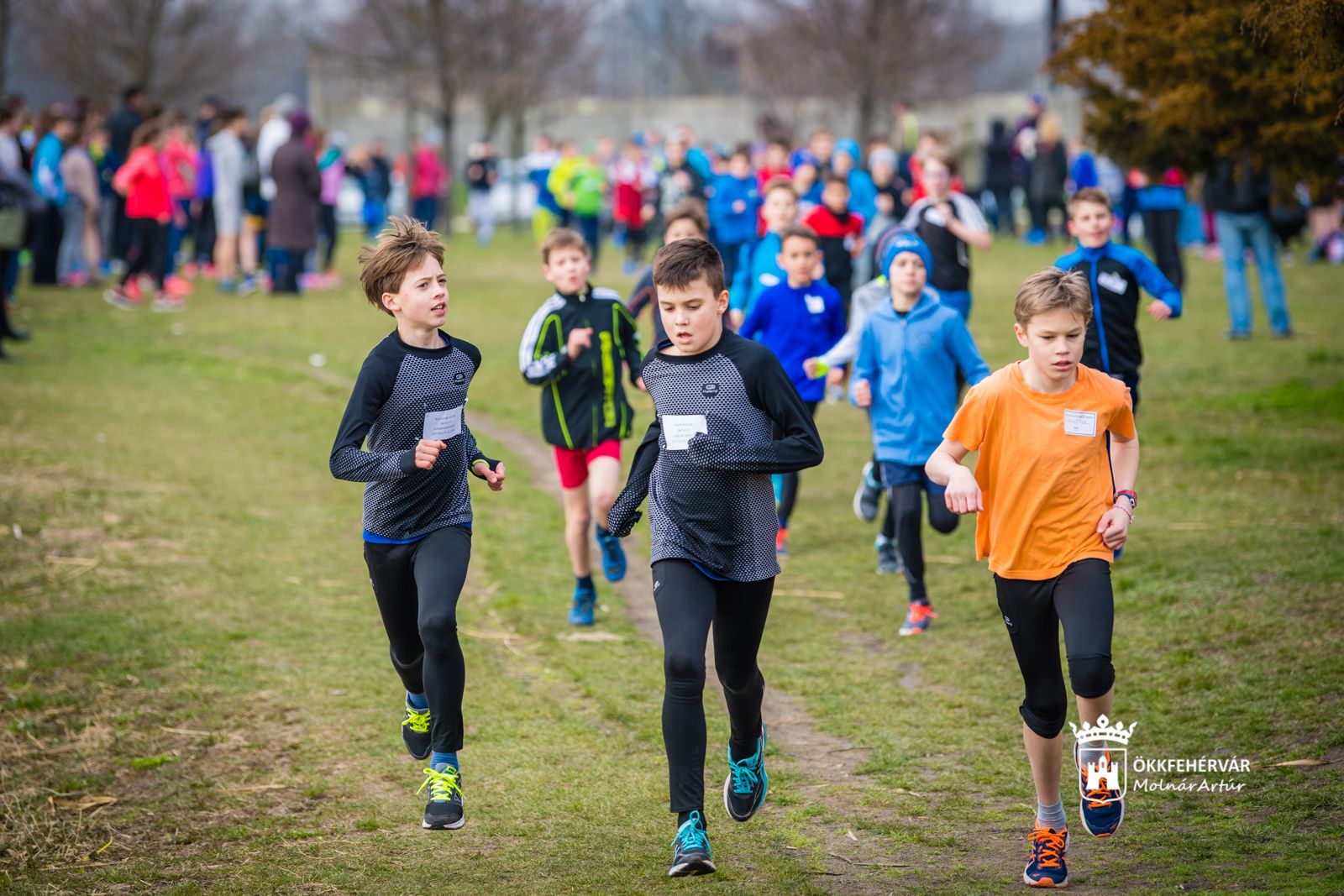 Mezei futás diákolimpia a Palotavárosi tavaknál