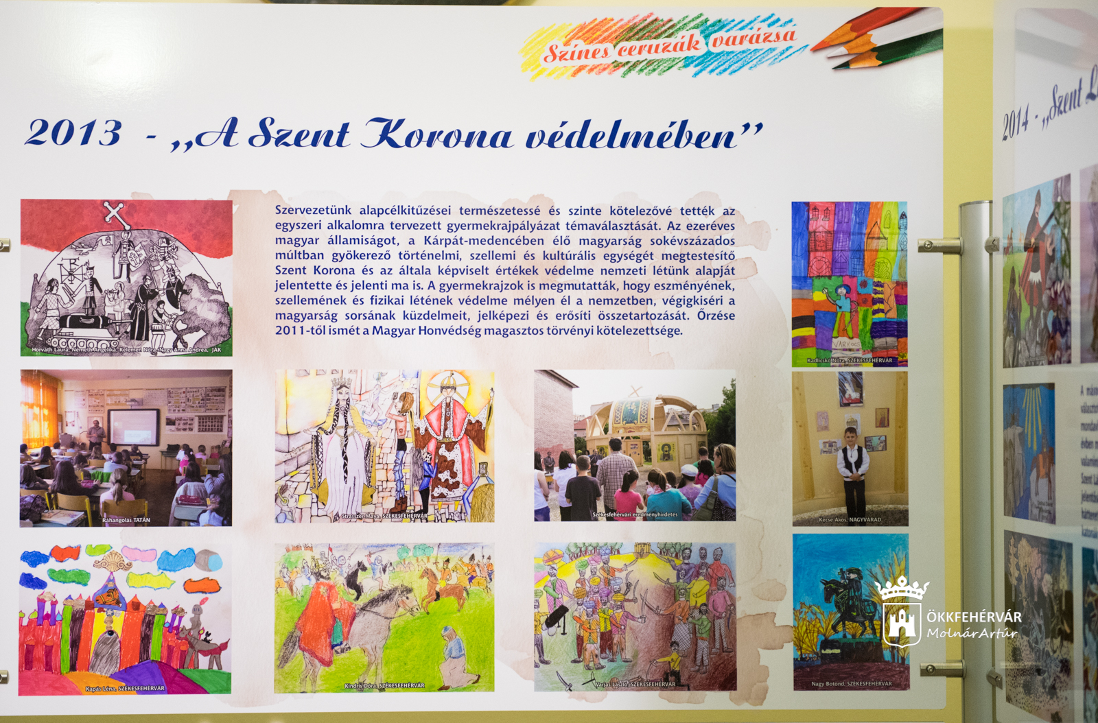 Gyermekrajzokból nyílt kiállítás a Városházán