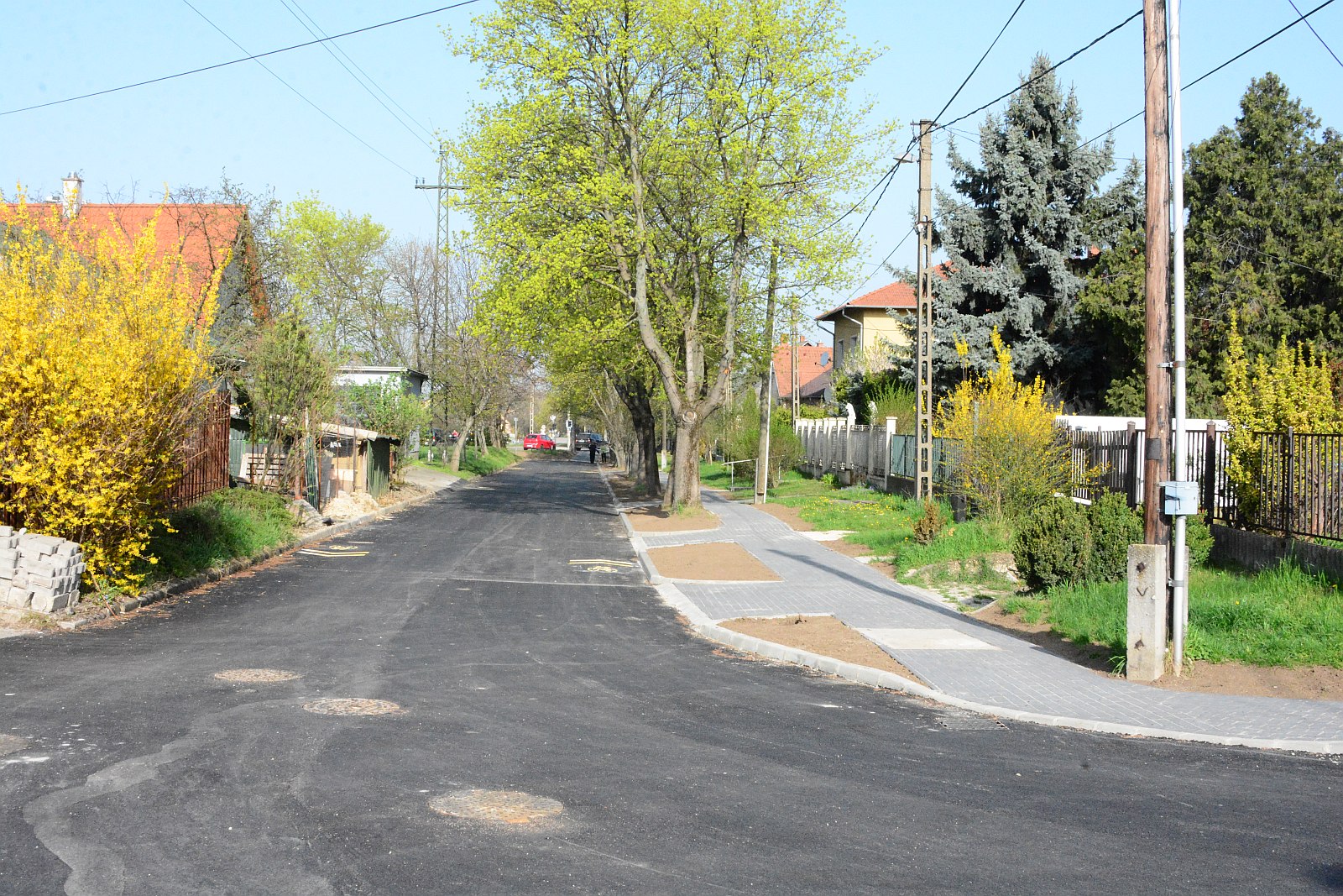 Elkészült az Adonyi utca zsák utca szakaszának felújítása