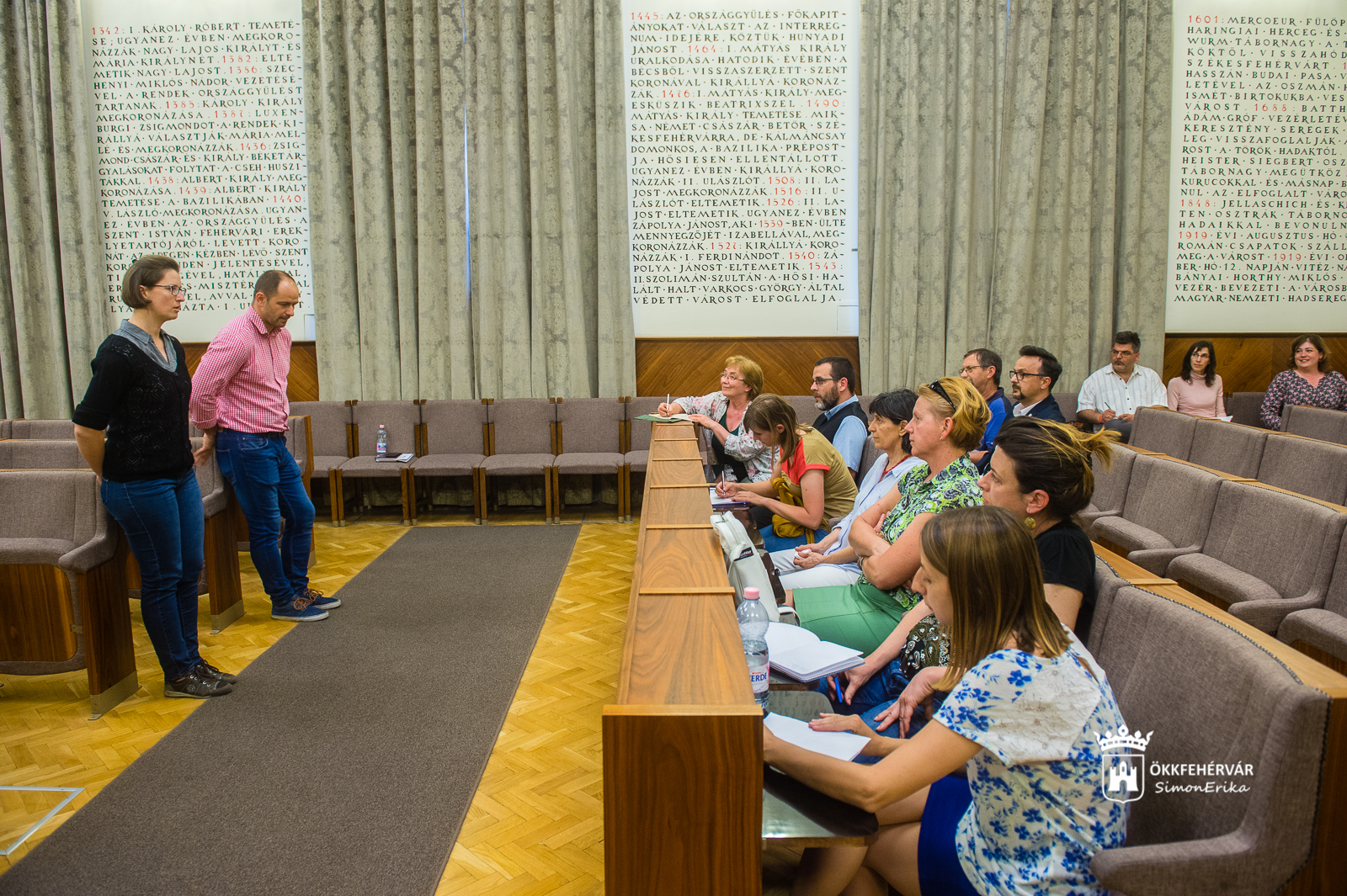 Tanácskozás a környezeti nevelésről a Városházán
