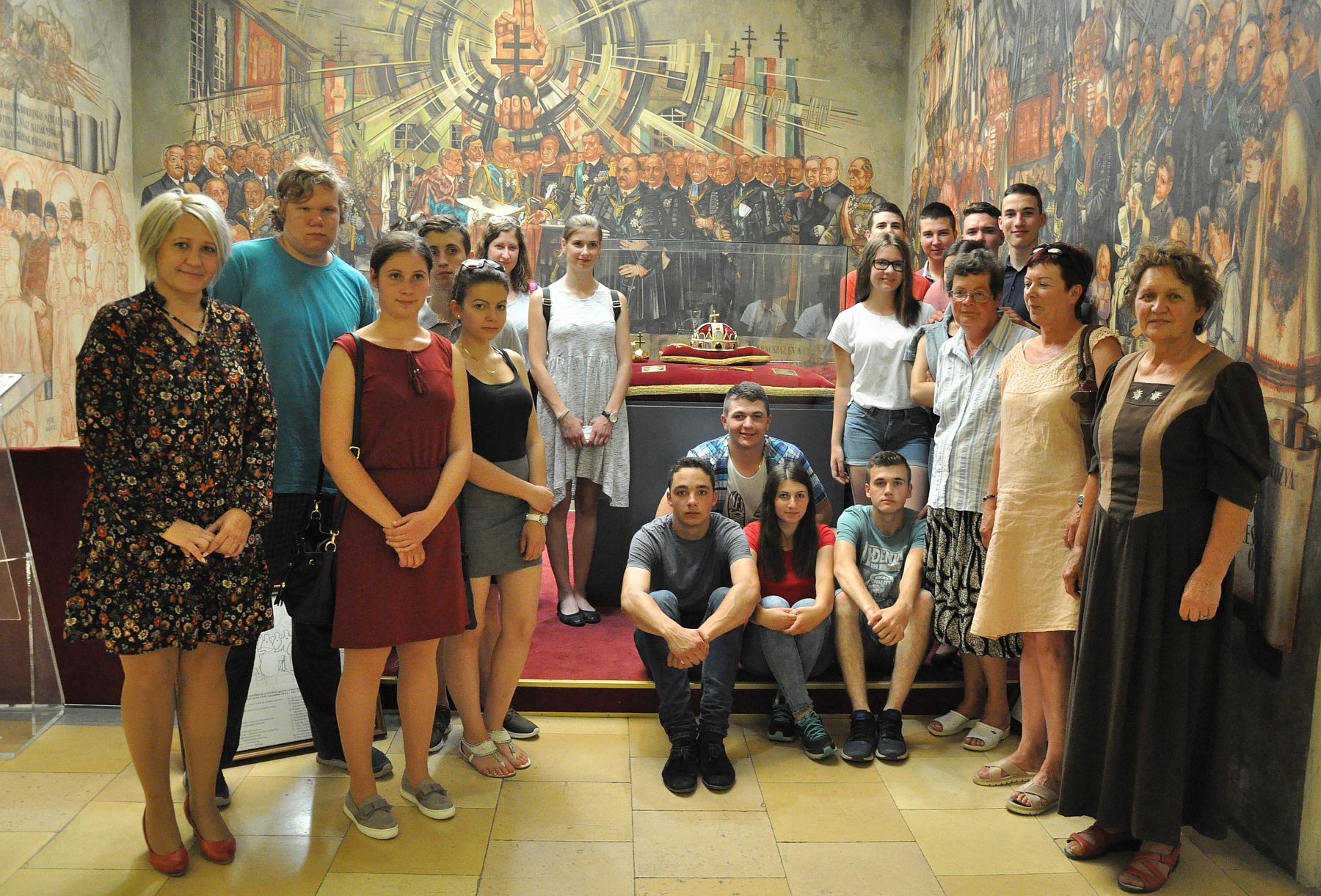 Gyergyói diákok látogatása a Városházán