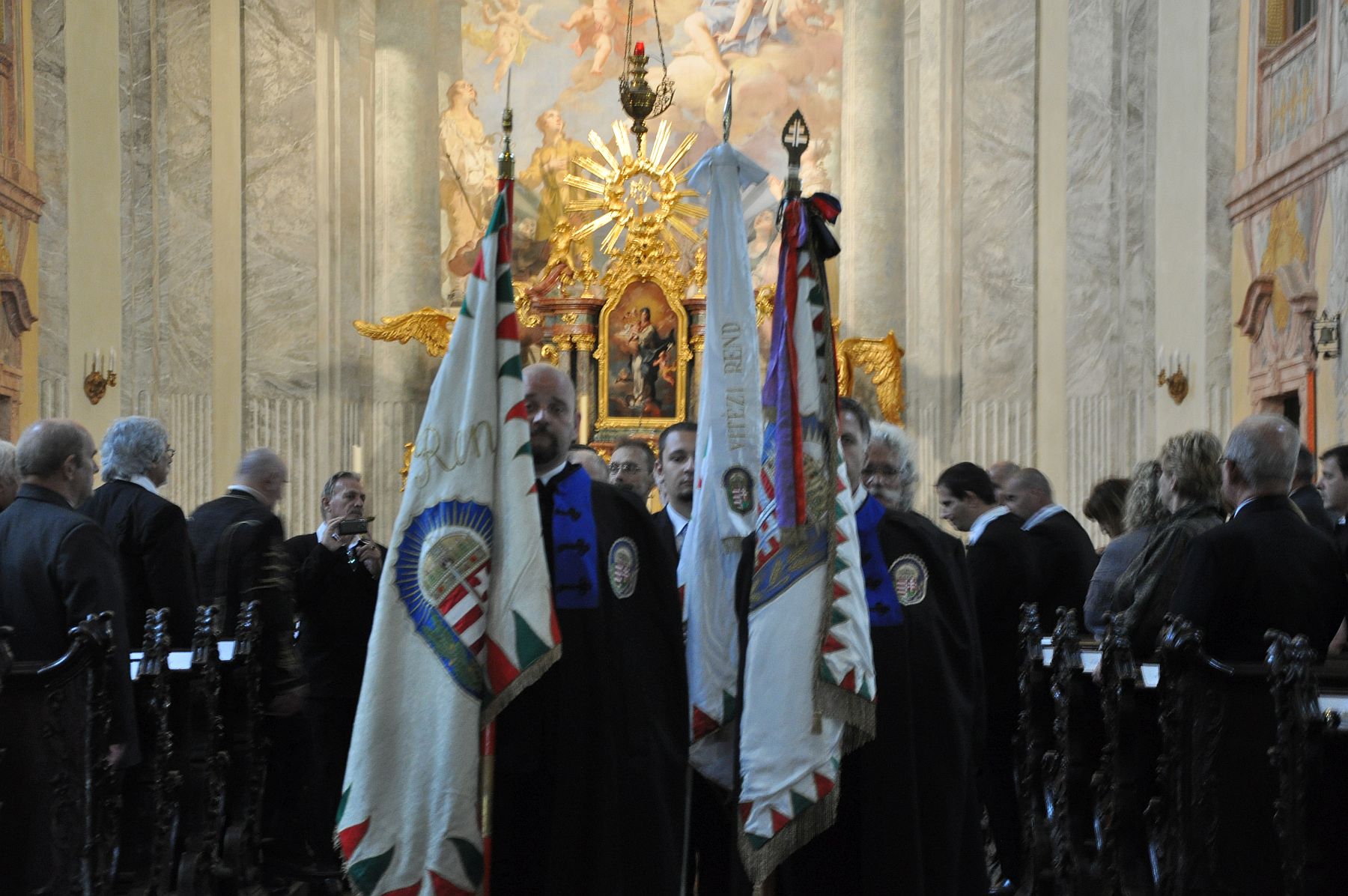 A Történelmi Vitézi Rend Észak-Dunántúli Törzsszékének eskütétele Fehérváron