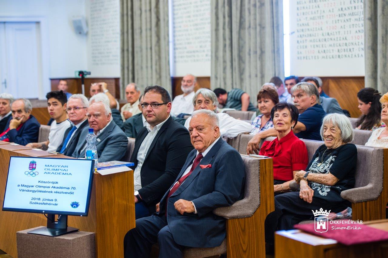 A Magyar Olimpiai Akadémia 70. Vándorgyűlése a Városházán