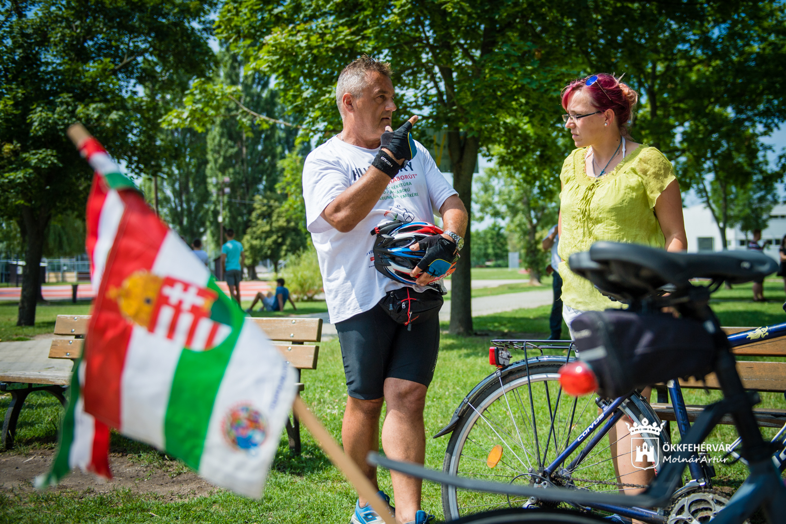 Békefa-ültetés és emléktábla-avatás a Bregyóban