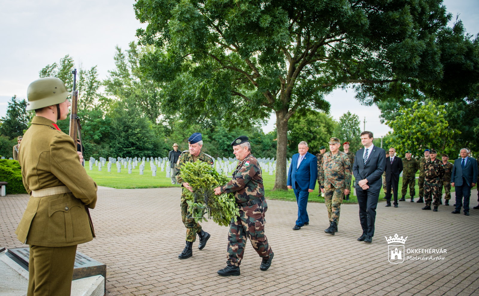 Német-magyar megemlékezés a Szentlélek katonatemetőben