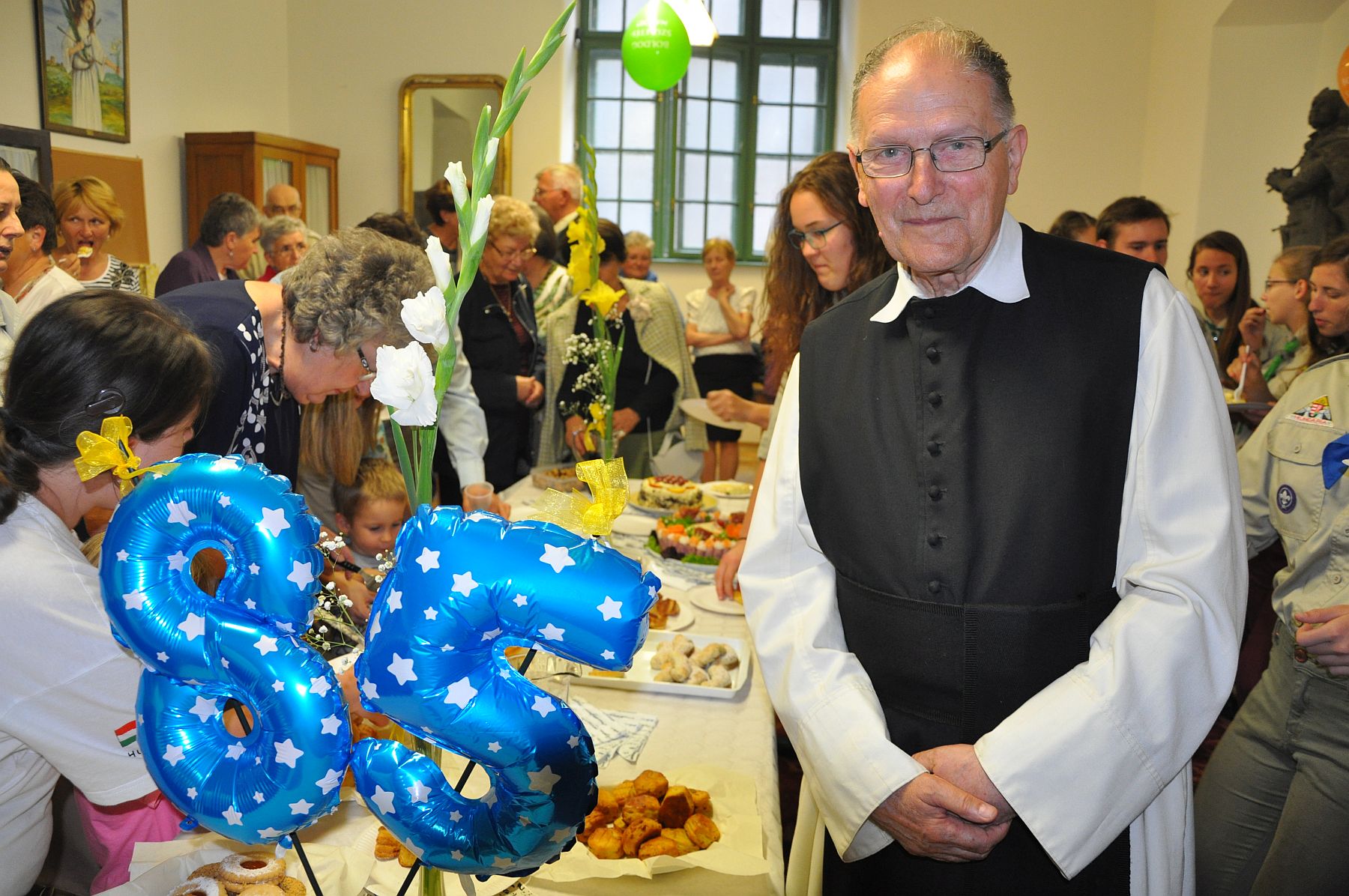 Brückner Ákos Előd ciszterci atya 85. születésnapja