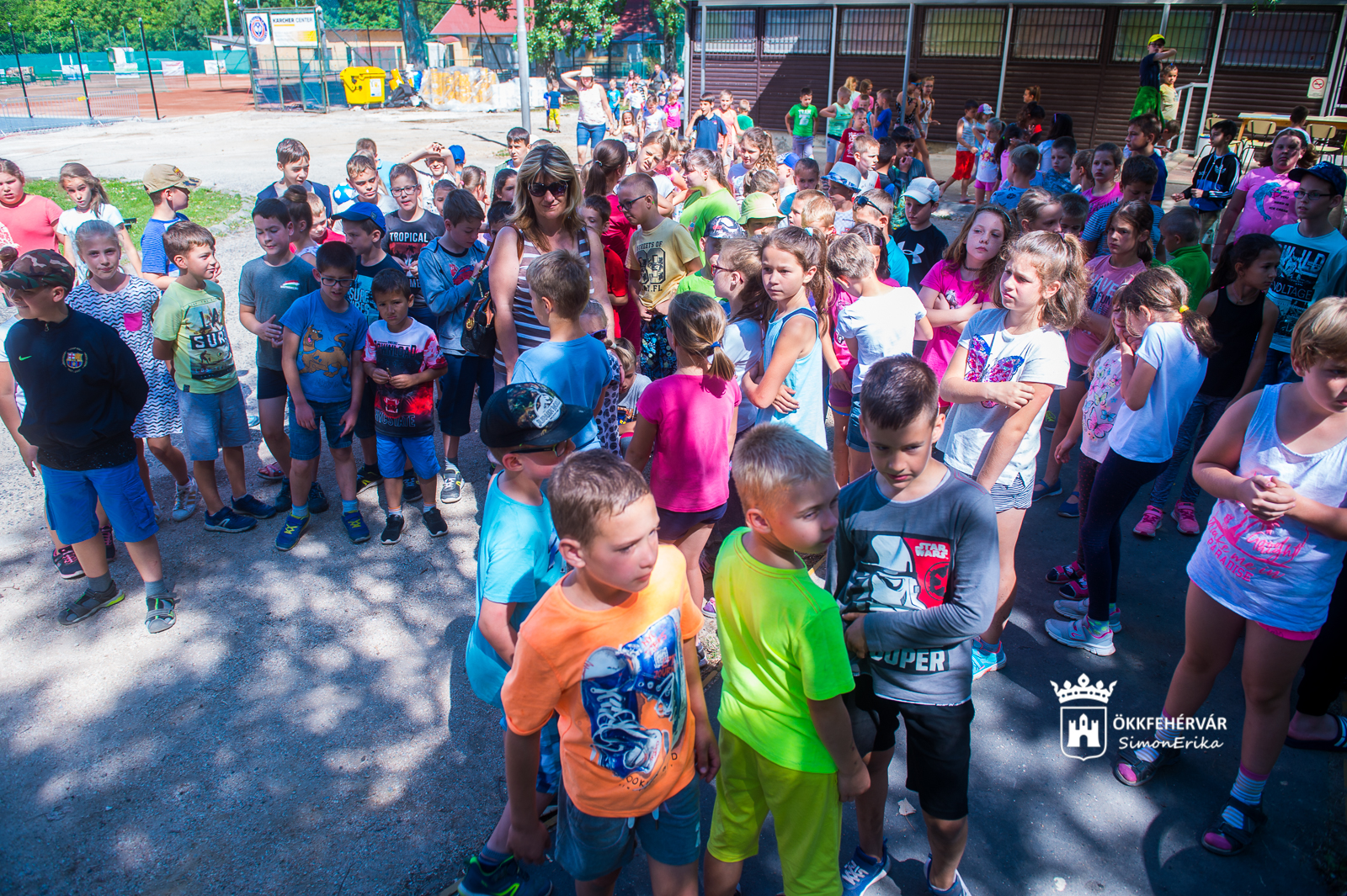 Vaszi Levente a Bregyóban, a Napraforgó napközis táborban