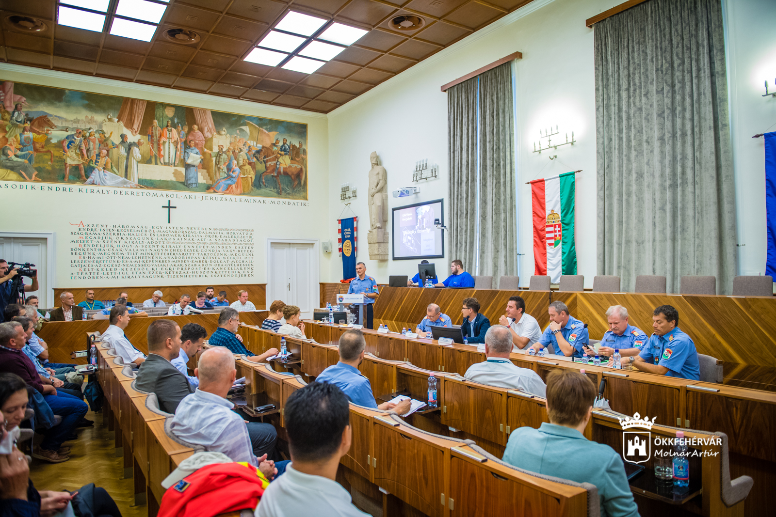 A külső védelmi terv gyakorlása kedden