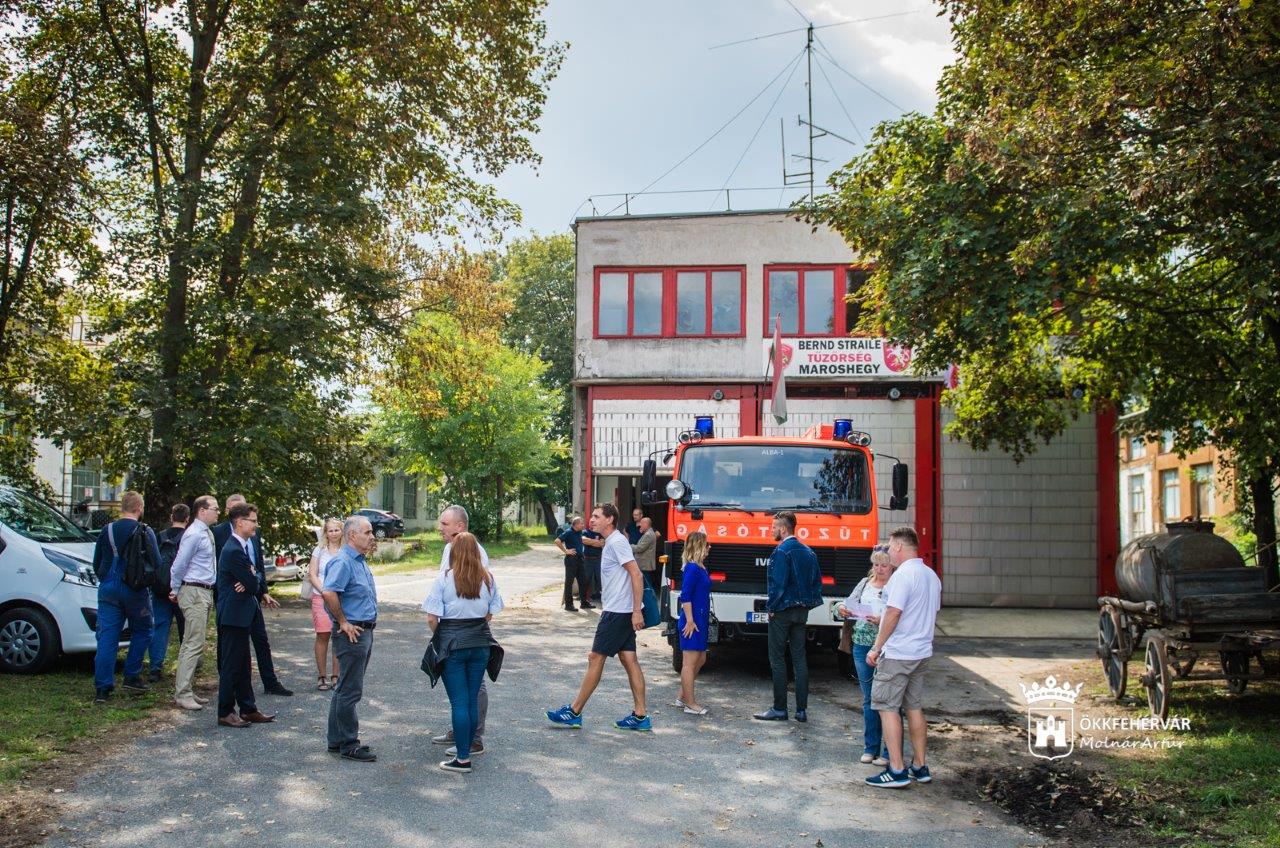 Polgármesteri látogatás a Fehérvári Tűzoltó Egyesületnél