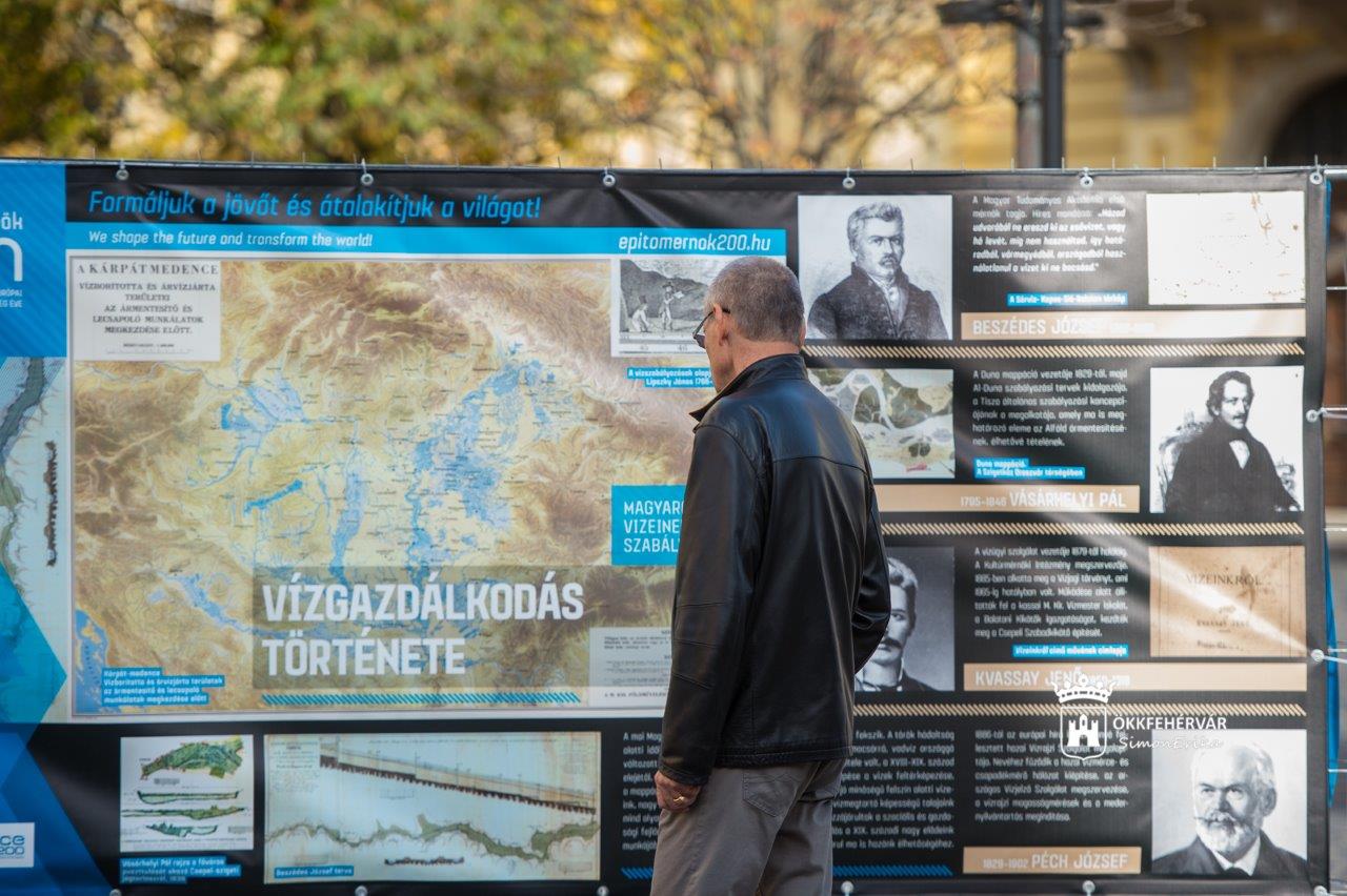 Építőmérnök200 tablókiállítás Székesfehérváron