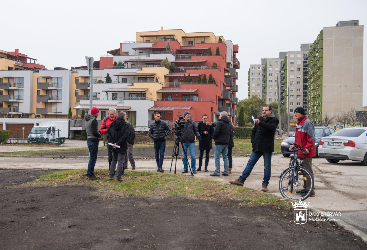 A Bátky Zsigmond utcánál épített új áteresz műszaki átadása