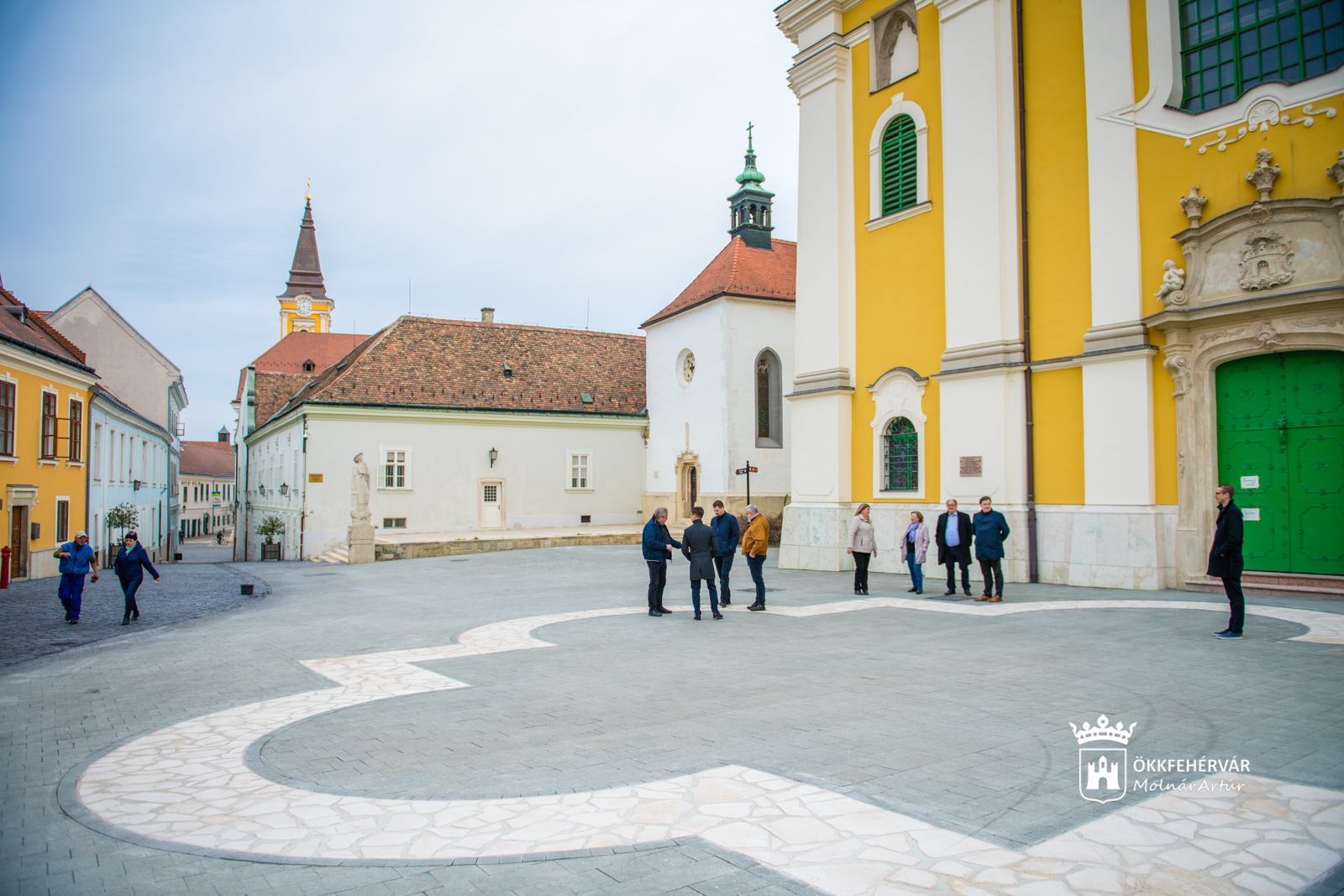 Végéhez közeledik a II. János Pál pápa tér felújítása