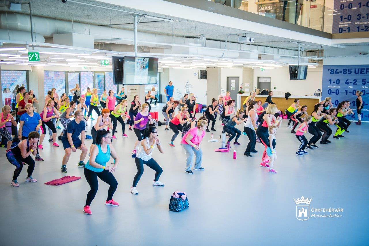 Több százan sportoltak a MOL Arénában a Mozdulj Fehérvár! programon