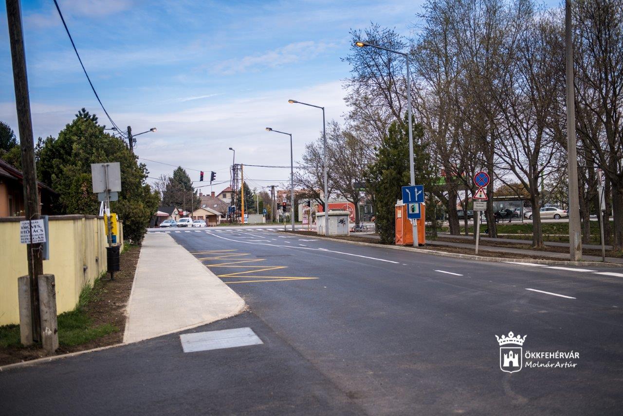 Befejeződött a Zombori út teljes felújítása