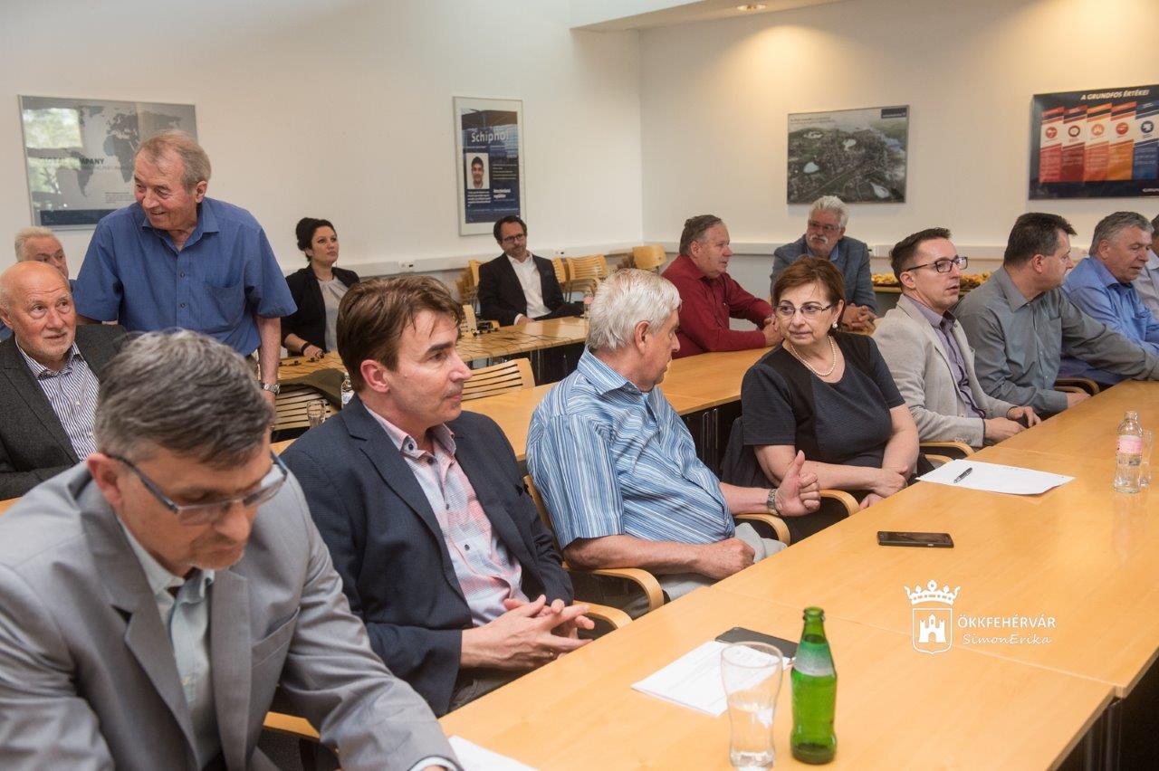 A Székesfehérvár Jövőjéért Egyesület taggyűlése a Grundfosnál