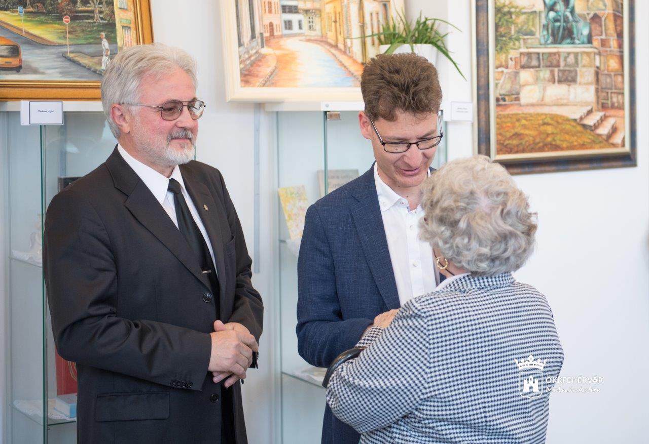 Halmay Tivadar tárlatmegnyitója a Nyitrai úti Közösségi Házban