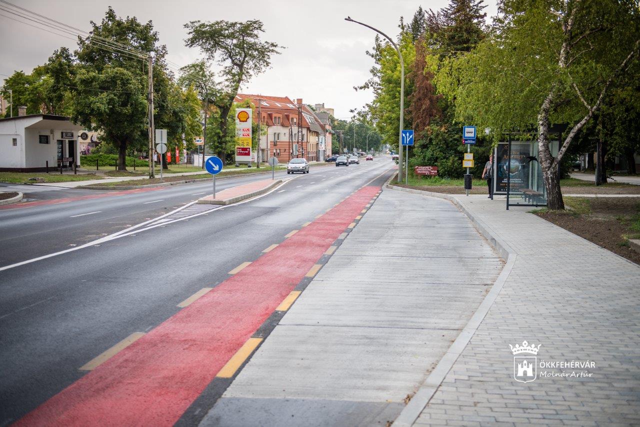 Teljes hosszában használható a felújított Berényi út