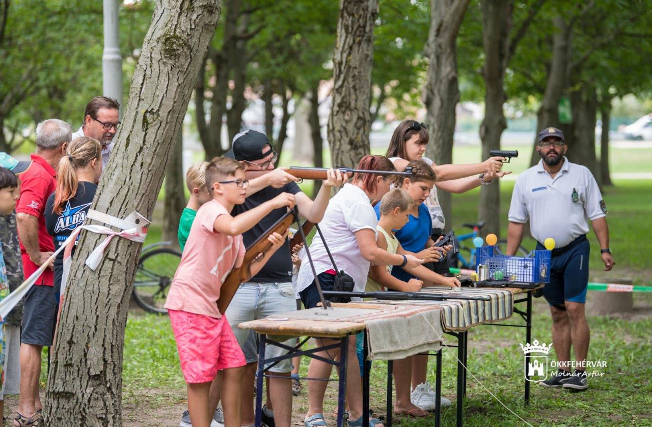 Lövészet díjkiosztó a Napraforgó Városi Napközis Táborban