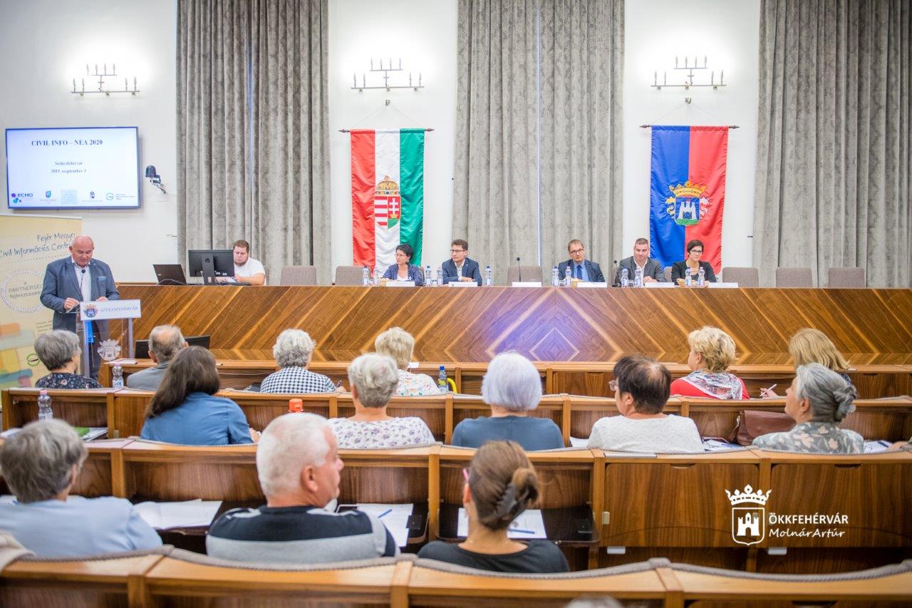 CIVIL INFO – NEA 2020 tájékoztató a Városházán