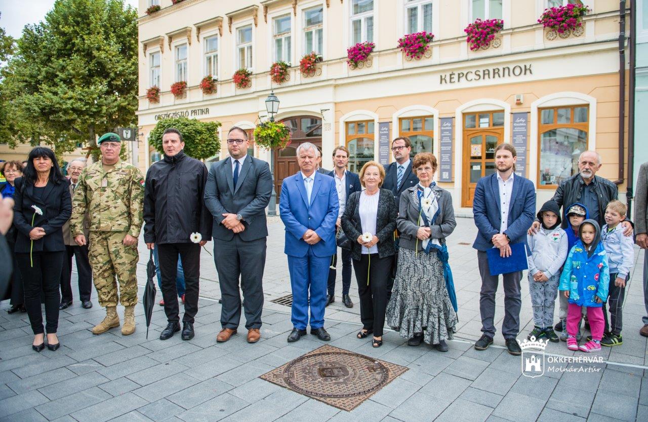 Varkocs György fehérvári várkapitányra emlékeztek a Belvárosban