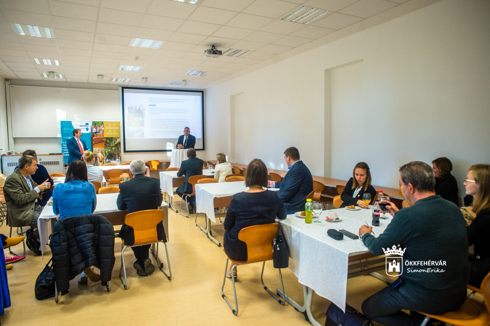 Üzleti reggeli a Corvinus Egyetem Székesfehérvári Campusán