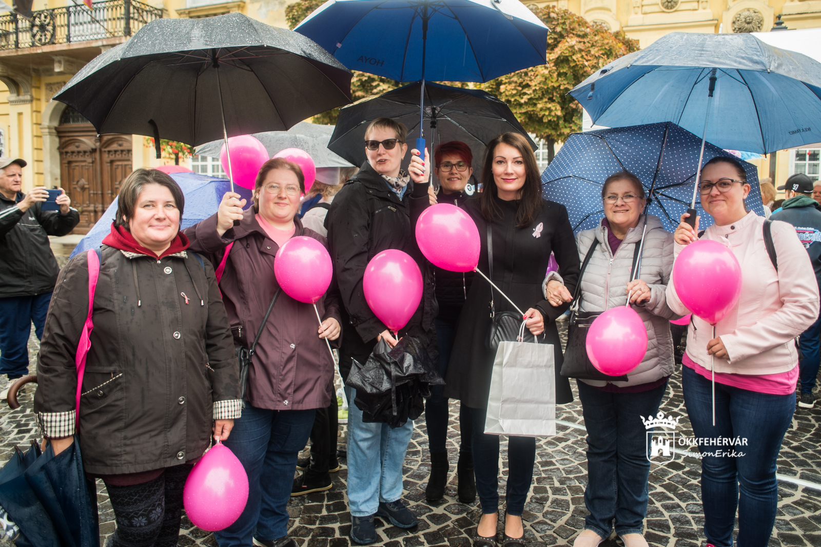 Ilyen volt Székesfehérváron a mellrák elleni séta