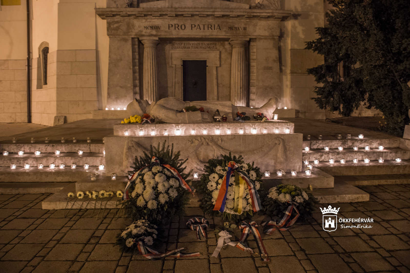 Az első világháború befejezésére emlékeztek Fehérváron